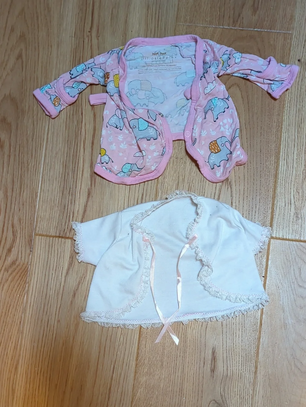 Little Sleepies Pink Elephant Print Pajama Top